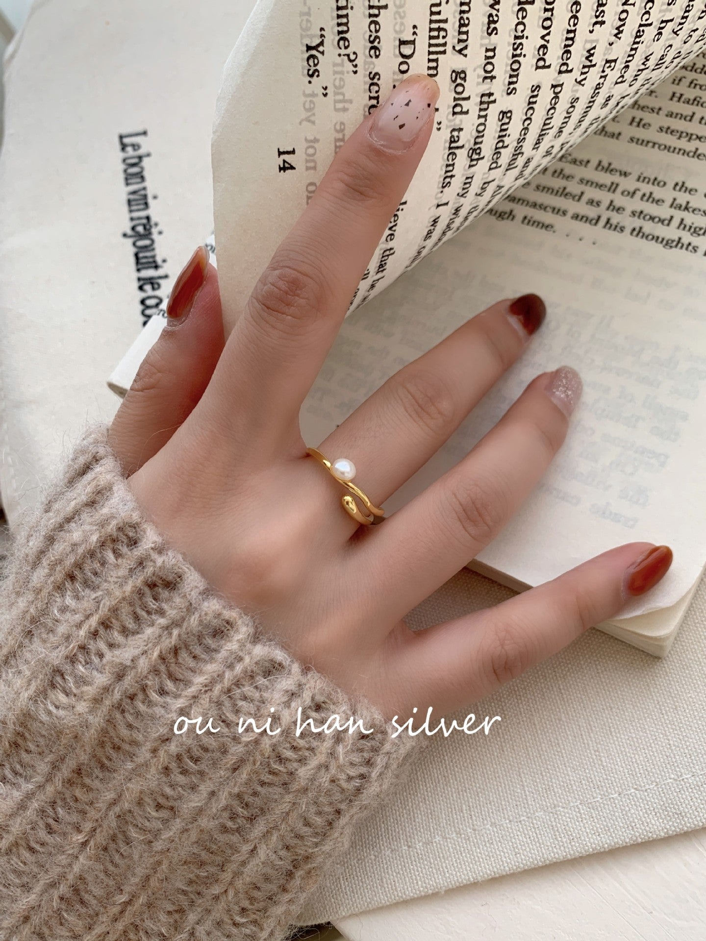 Oni Sterling Sier Female Style Design Rings