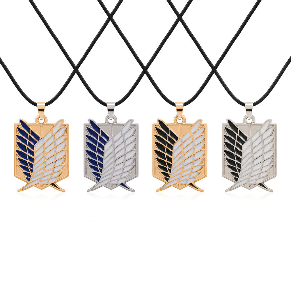 Anime Ornament Attack On Titan Investigation Necklaces