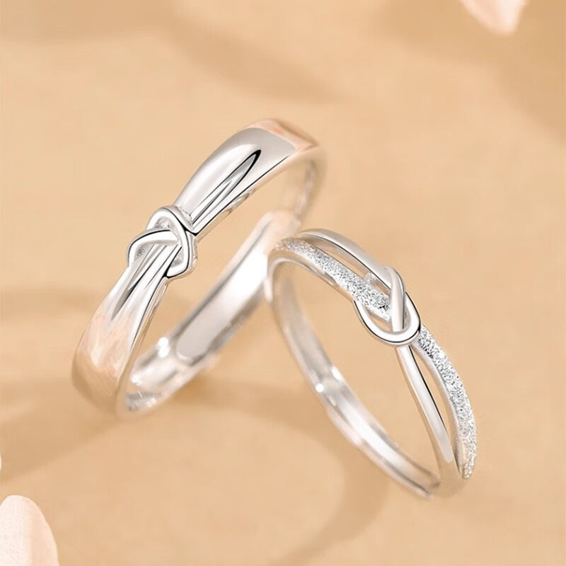 Women's & Men's Couple Design Light Luxury Valentine's Day Rings