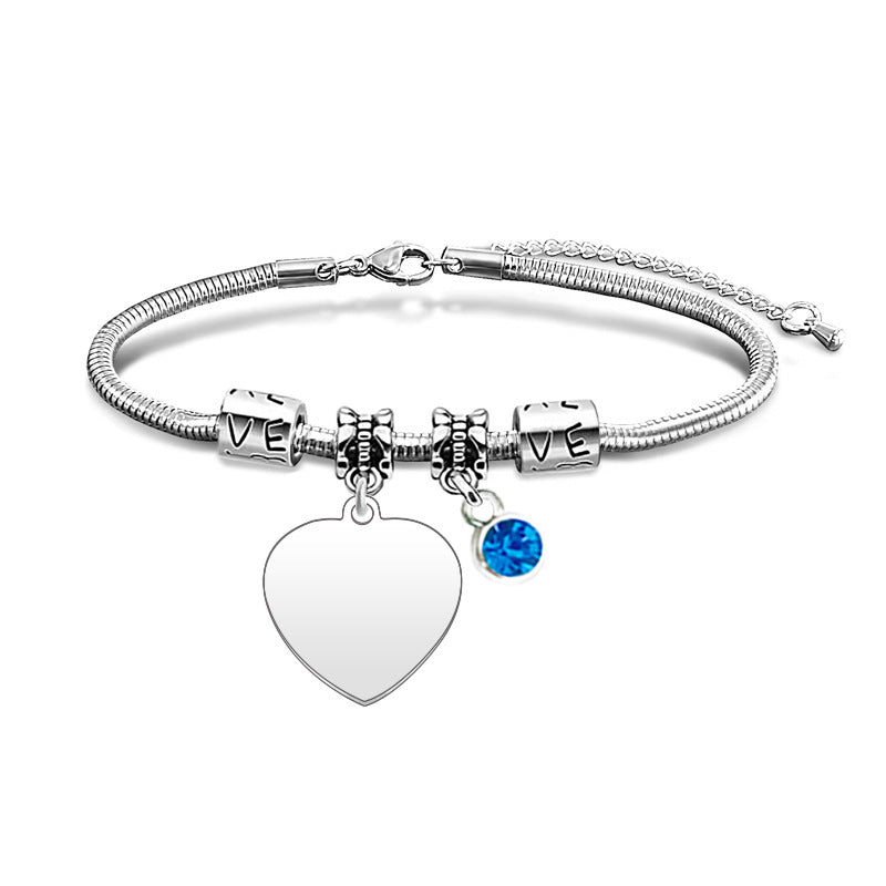 Steel Snake Bone Blank Material Holiday Bracelets