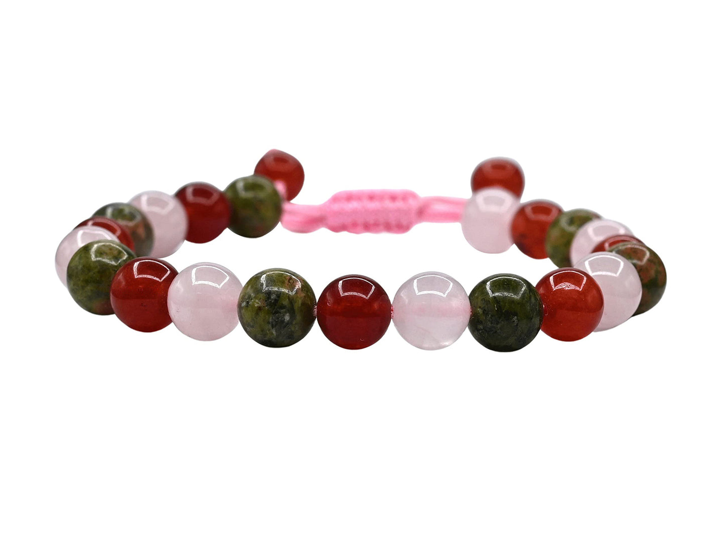 Stone Fluorite Hematite Tiger Eye Rose Bracelets
