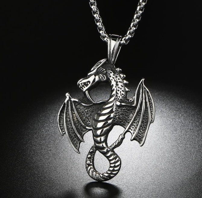 Titanium Steel Long Sweater Stainless Hip Hop Necklaces