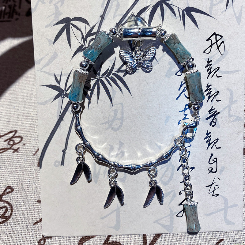 Women's Bamboo Alloy Chinese Style For Girlfriends Pick Bracelets