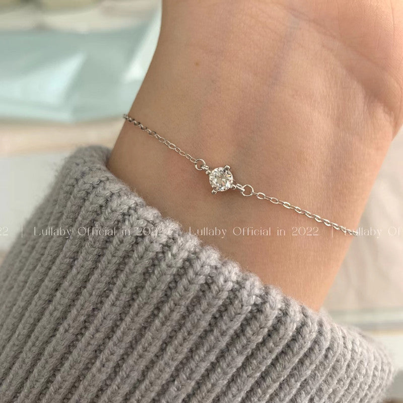 Style Temperamental Minority Diamond Rose Gold Summer Light Bracelet