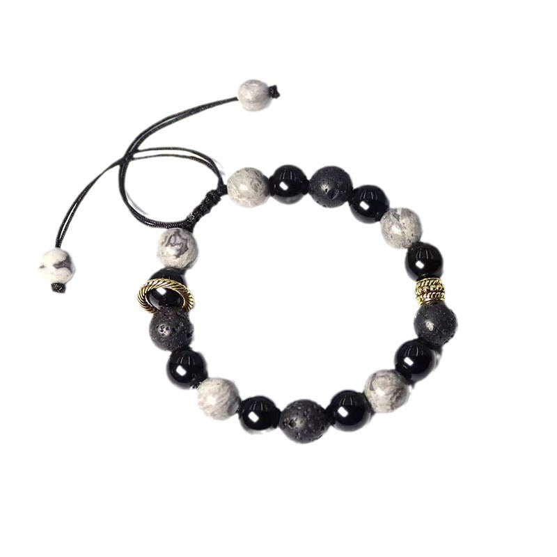 Men's High Sense Volcanic Rock Bead Gift Bracelets