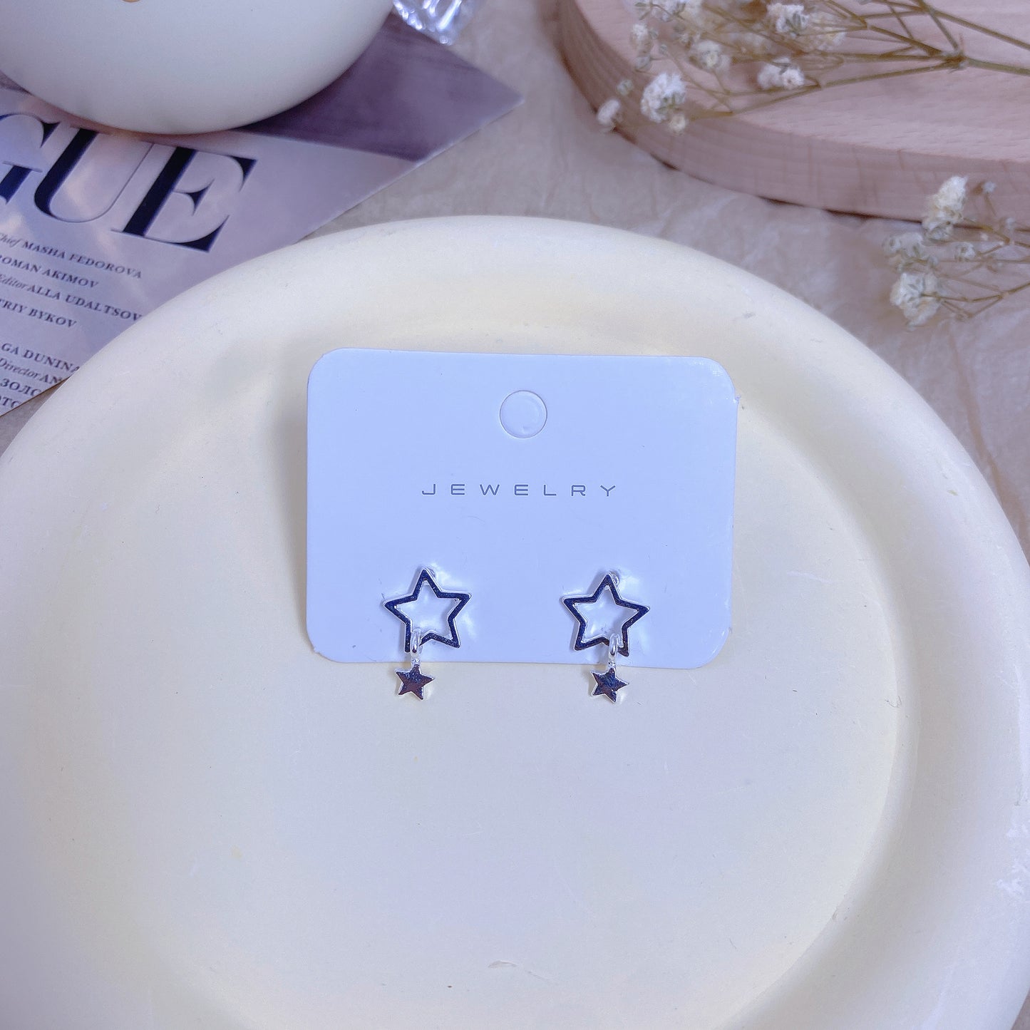Needle Simple Exquisite Plain Ear Cute Earrings