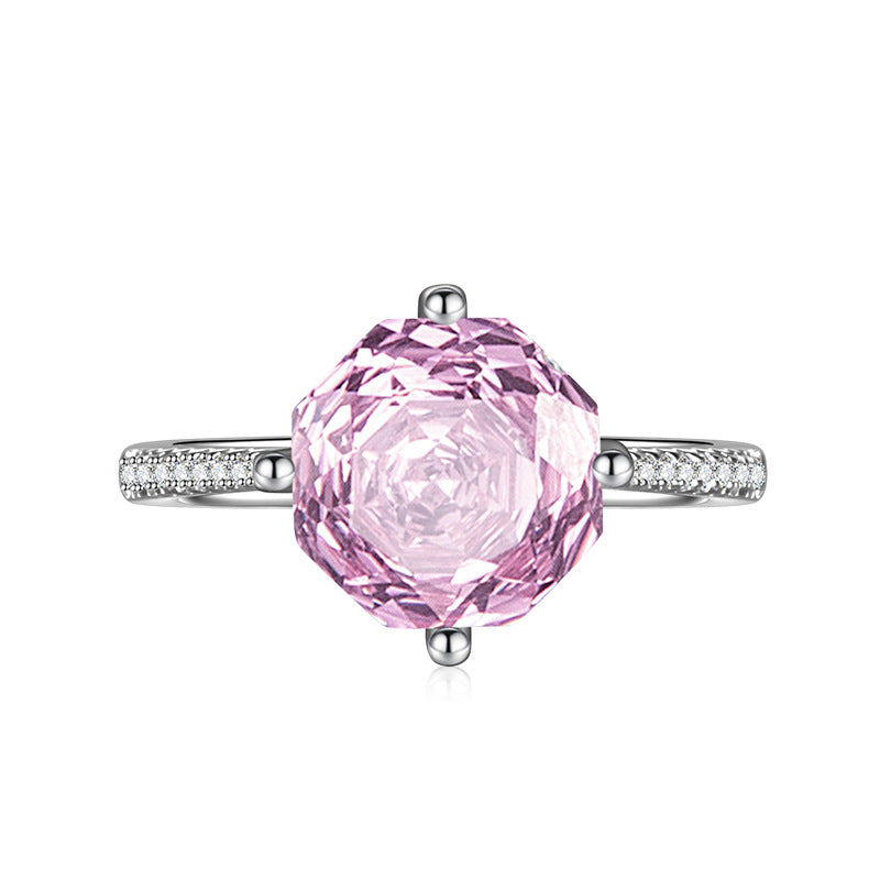 Pink Spodumene Purple Sea Blue High Rings