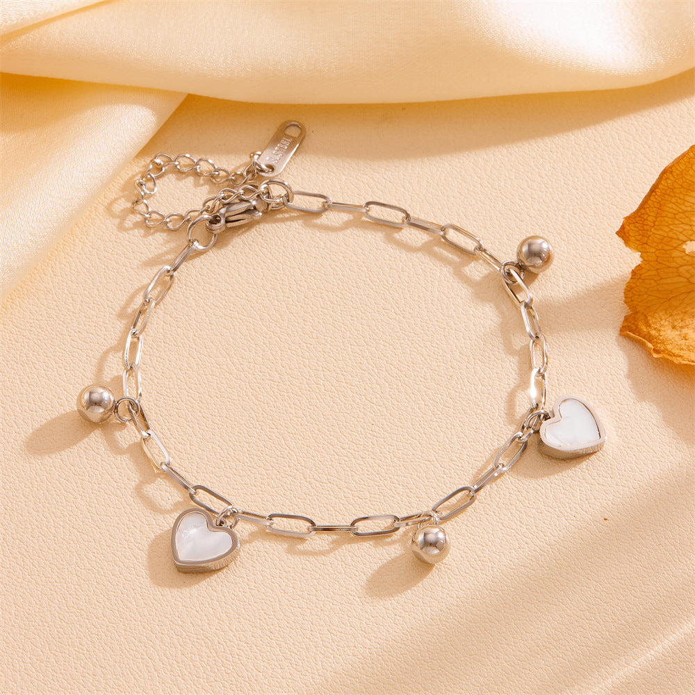 Titanium Steel Exquisite Stainless Love Star Bracelets