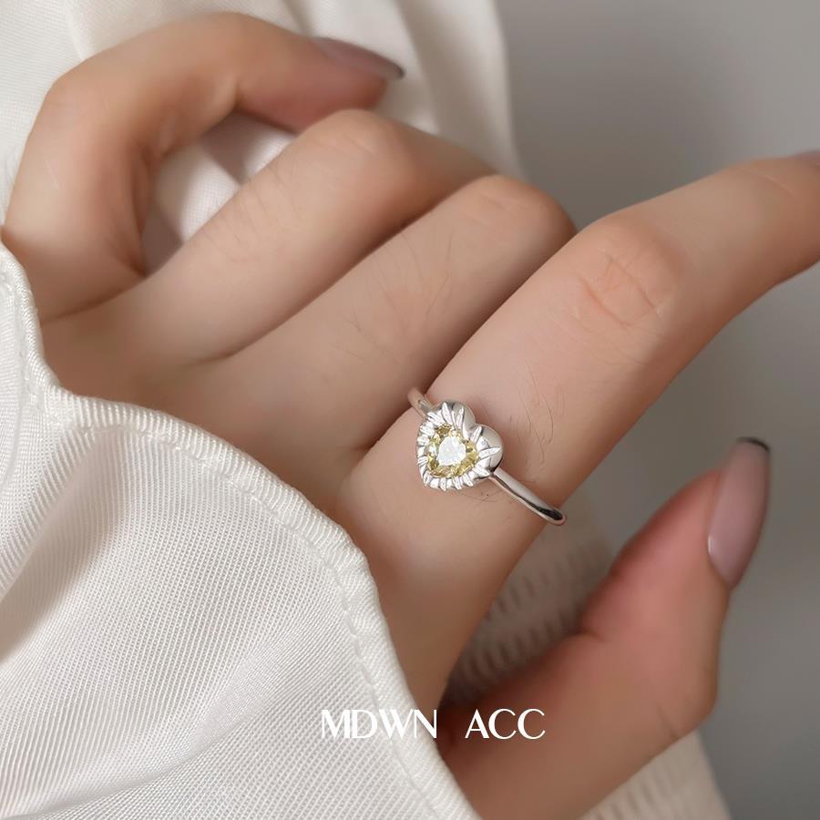 Korean Style First Line Winding Twist Open-end Temperament Rings