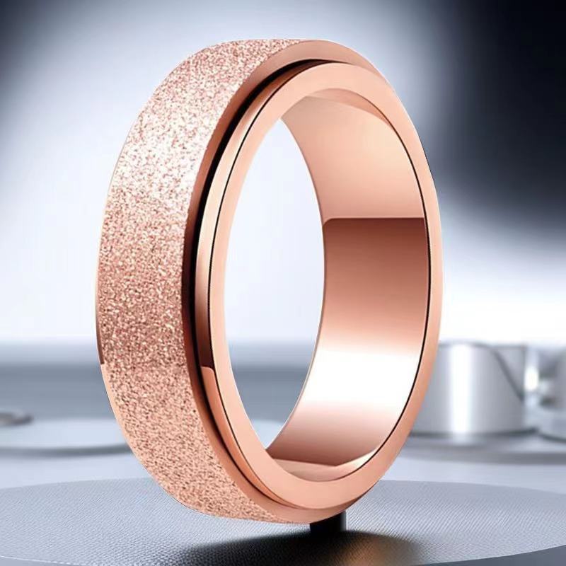 Stainless Steel Titanium Ornament Design Wind Rings