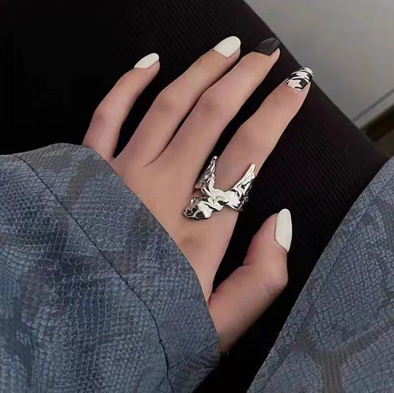 Pair Simple Gift Male Index Finger Rings