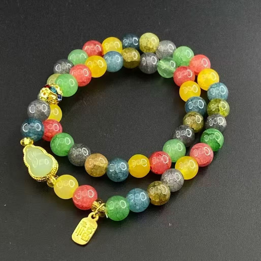 Cat's Eye Chinese Zen Crafts Three-ring Bracelet