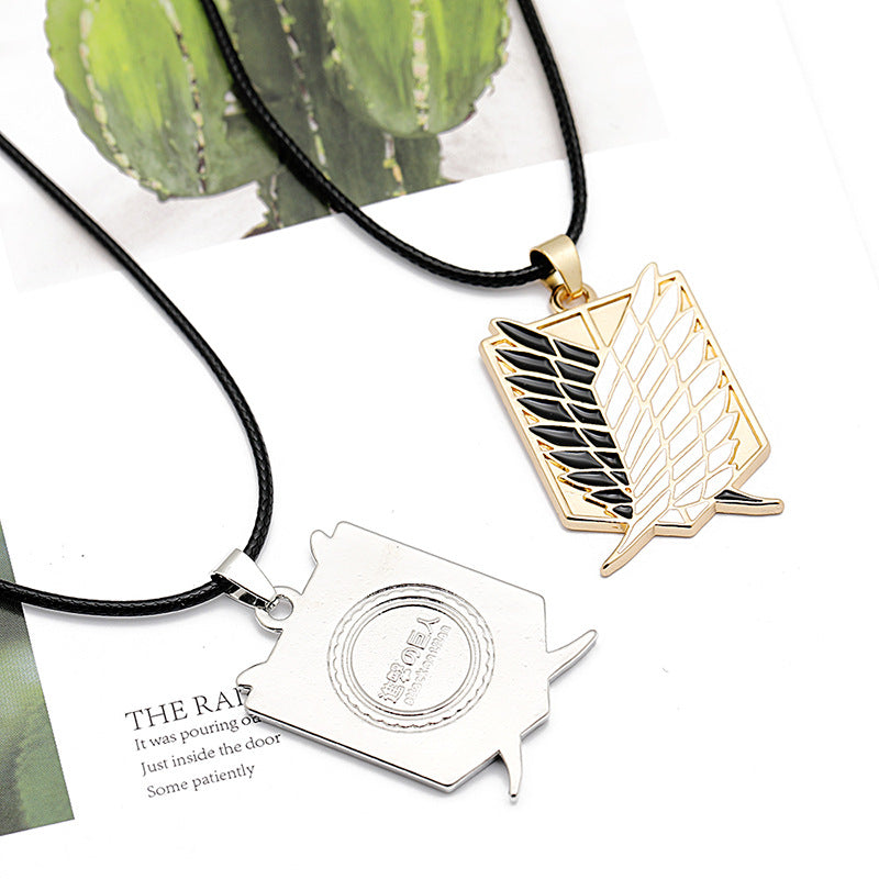 Anime Ornament Attack On Titan Investigation Necklaces
