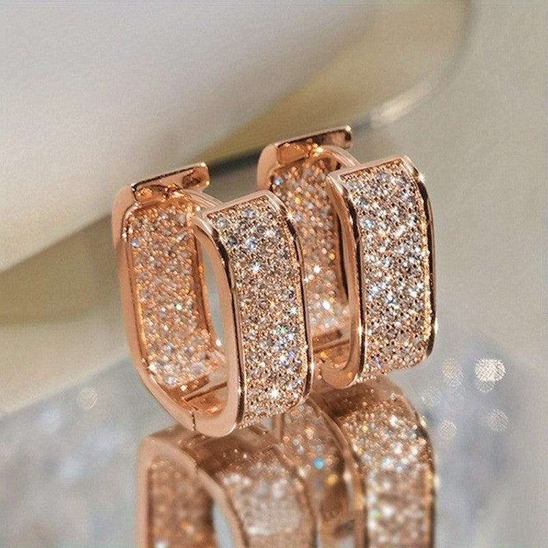 Luxury Copper Micro Ear Clip Simple Rings