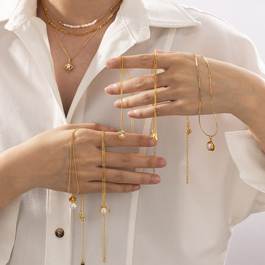 Women's Natural Pearl High-grade Clavicle Chain Special Necklaces