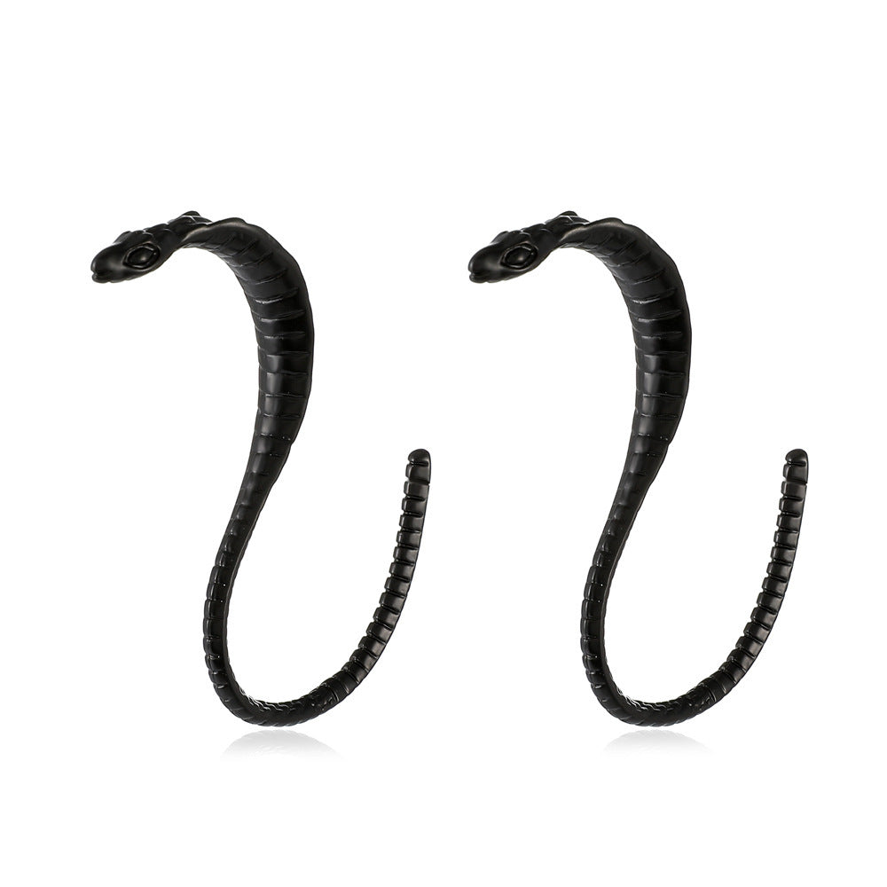 Exaggerated Snake Graceful Personality Pattern Ear Earrings