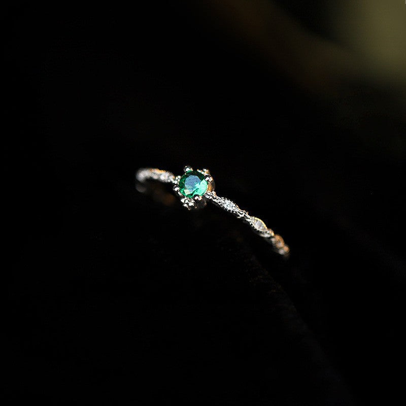 With Rhinestone Personality Female Zircon Retro Rings