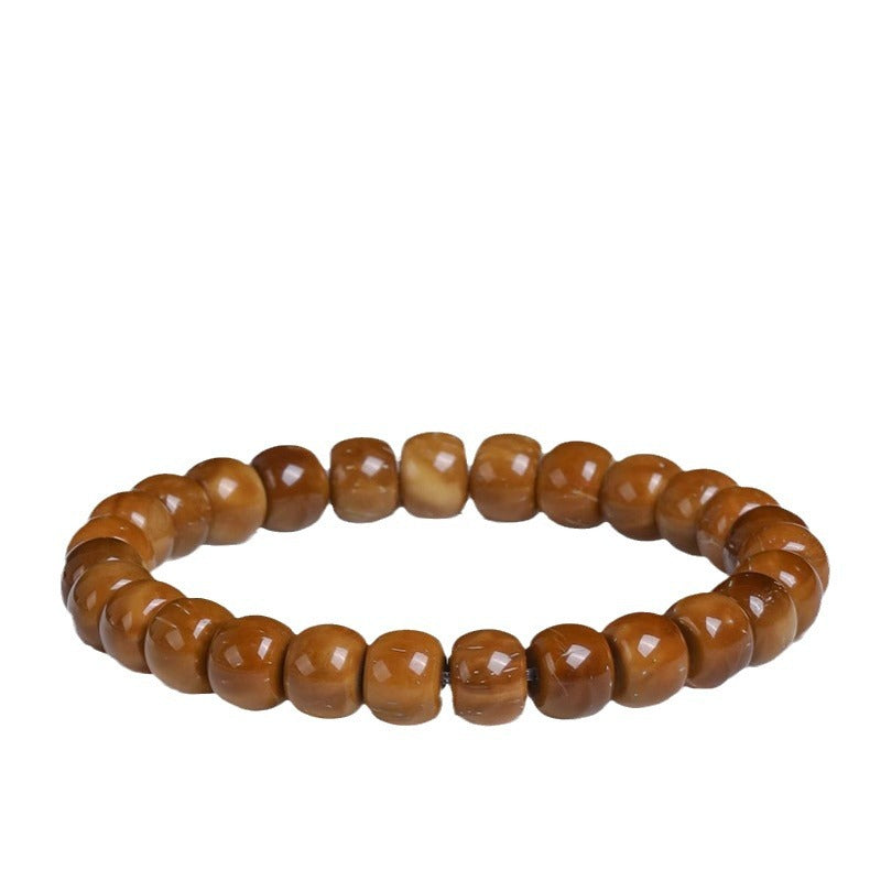 Women's & Men's Single Circle Oil Density Bodhi Rosary Buddha Bracelets