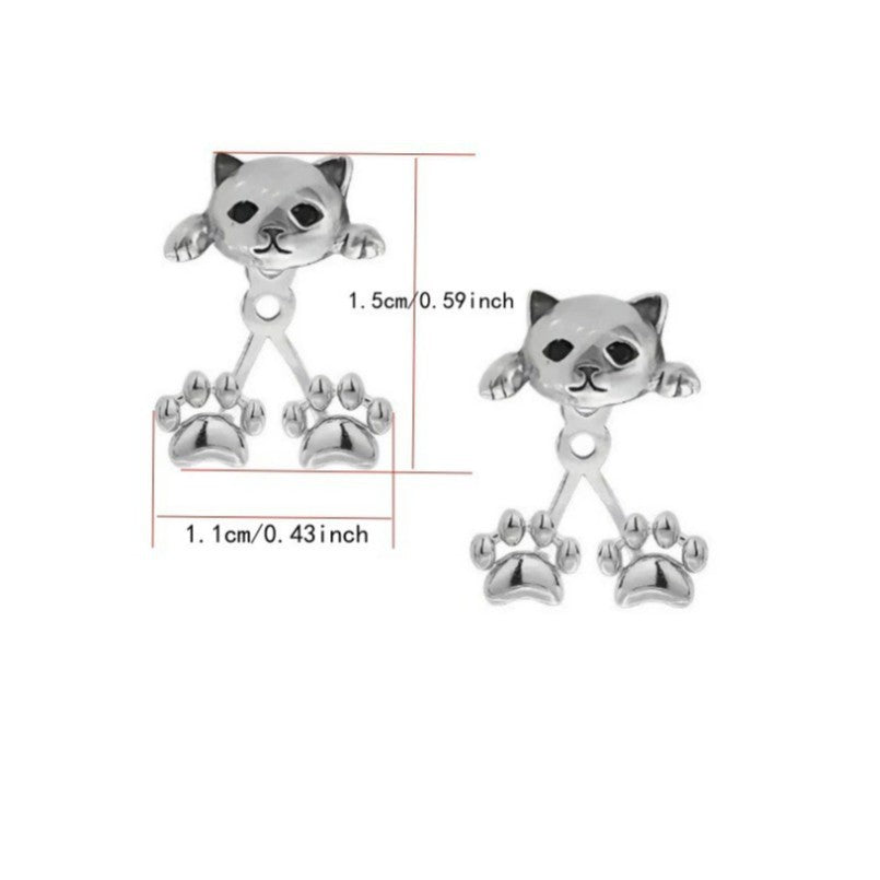 Back Of Ear Unique Personality Minority Design Fashion Stud Earrings