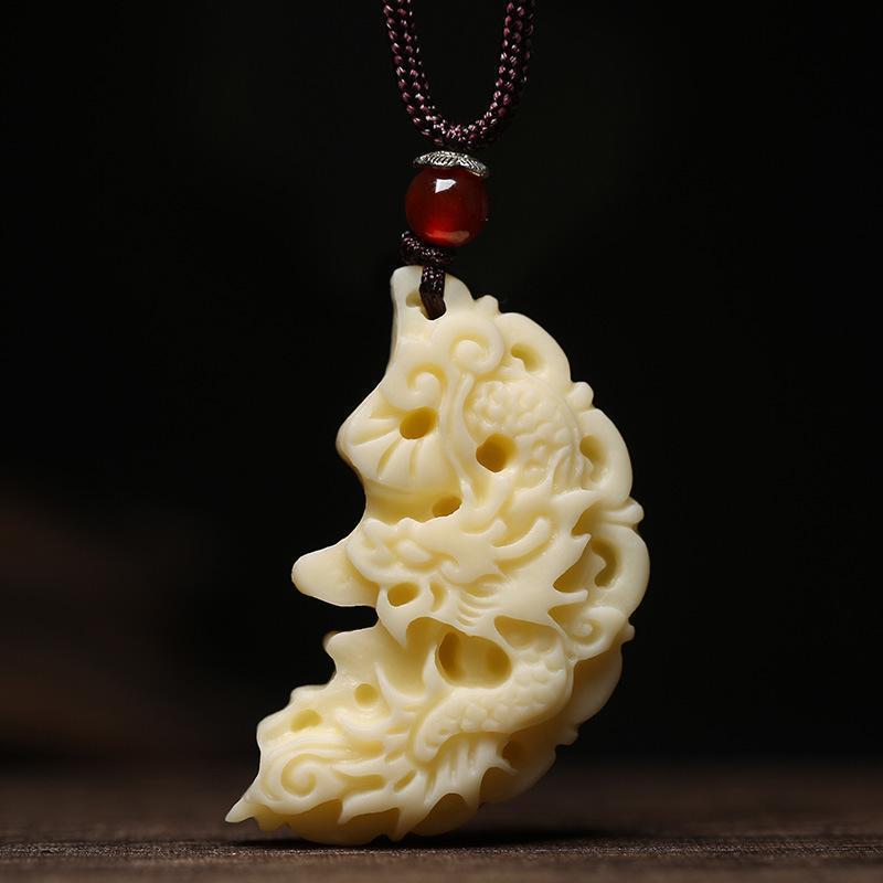 Dragon Phoenix Male Female Matching Style Free Necklace