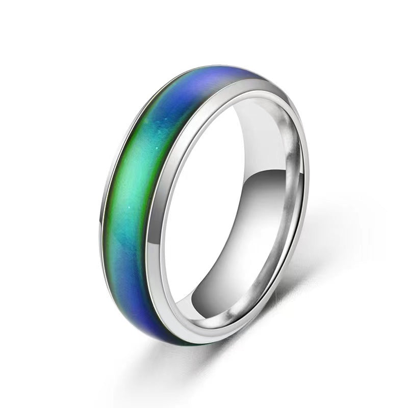 Steel Female Mood Cold Wind Titanium Rings