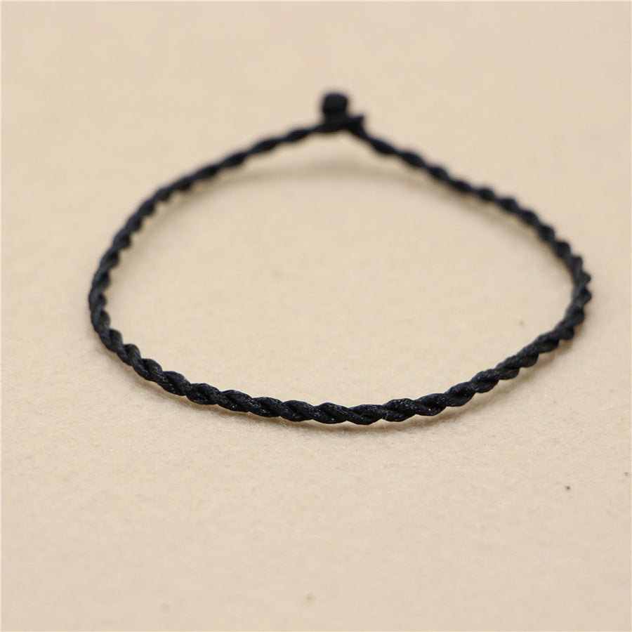 Simple Red Rope Braid Carrying Strap Bracelets