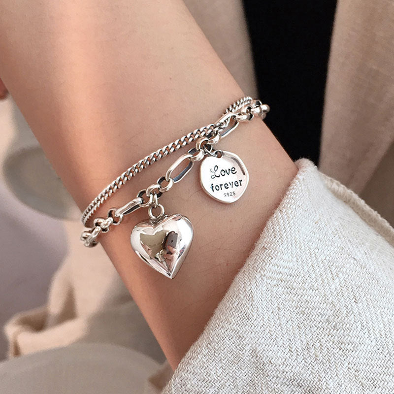Women's Style Sterling Sier Light Luxury High Bracelets