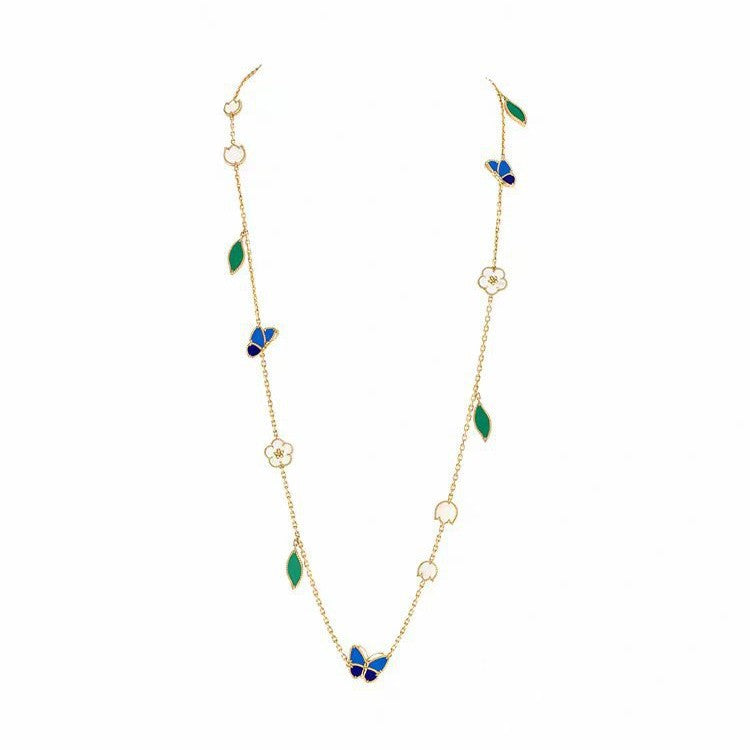 November's Four-leaf Clover Pork Belly Butterfly Bracelet