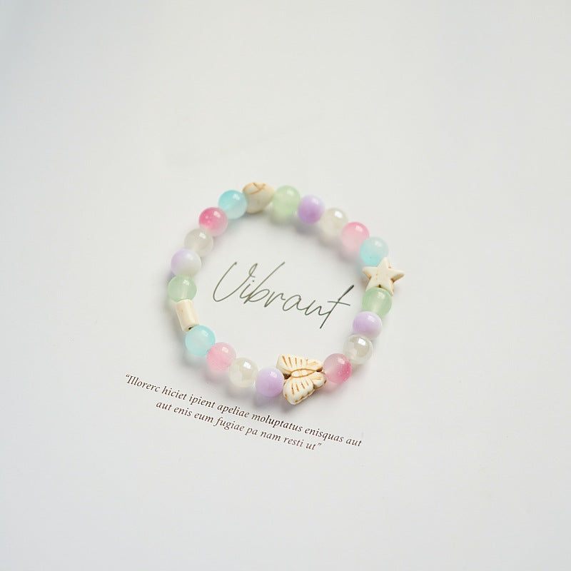 Women's & Men's Ceramic Weaving Ethnic Style Versatile High Bracelets