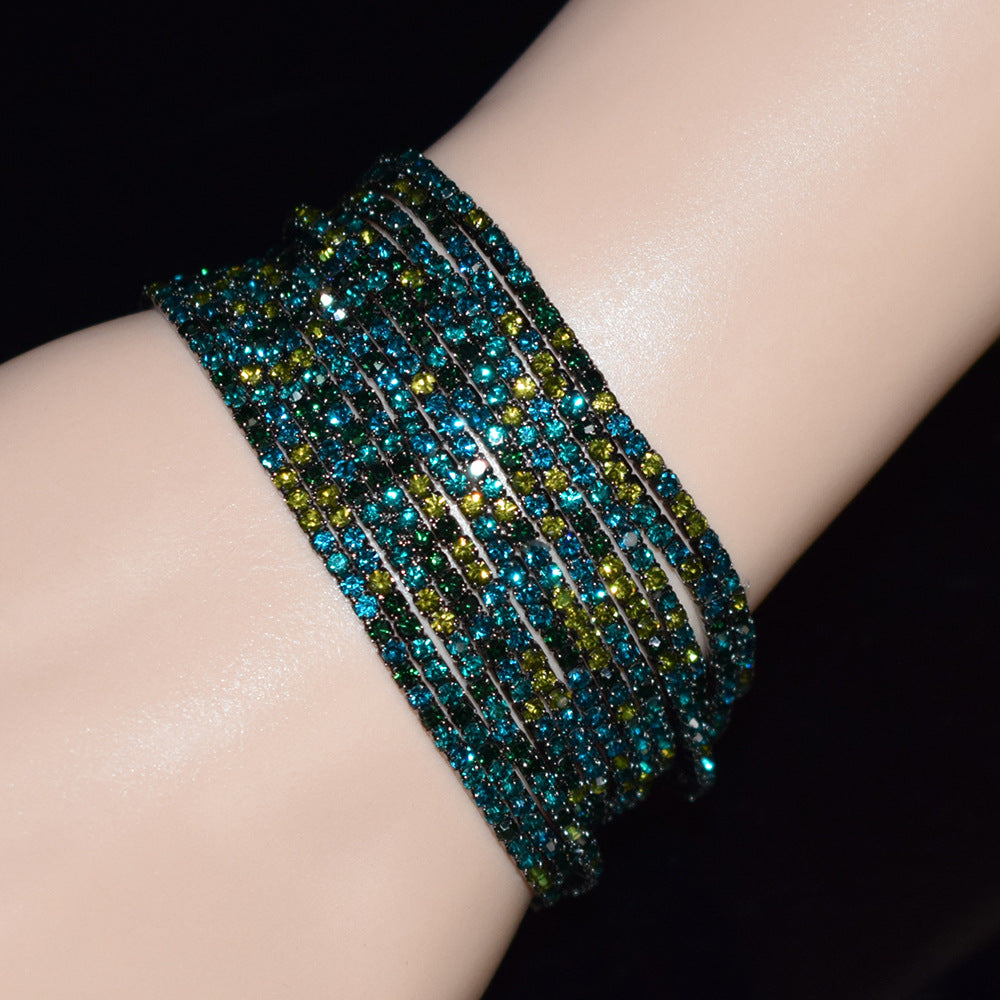 Women's Hand Jewelry Claw Full Diamond Single Bracelets