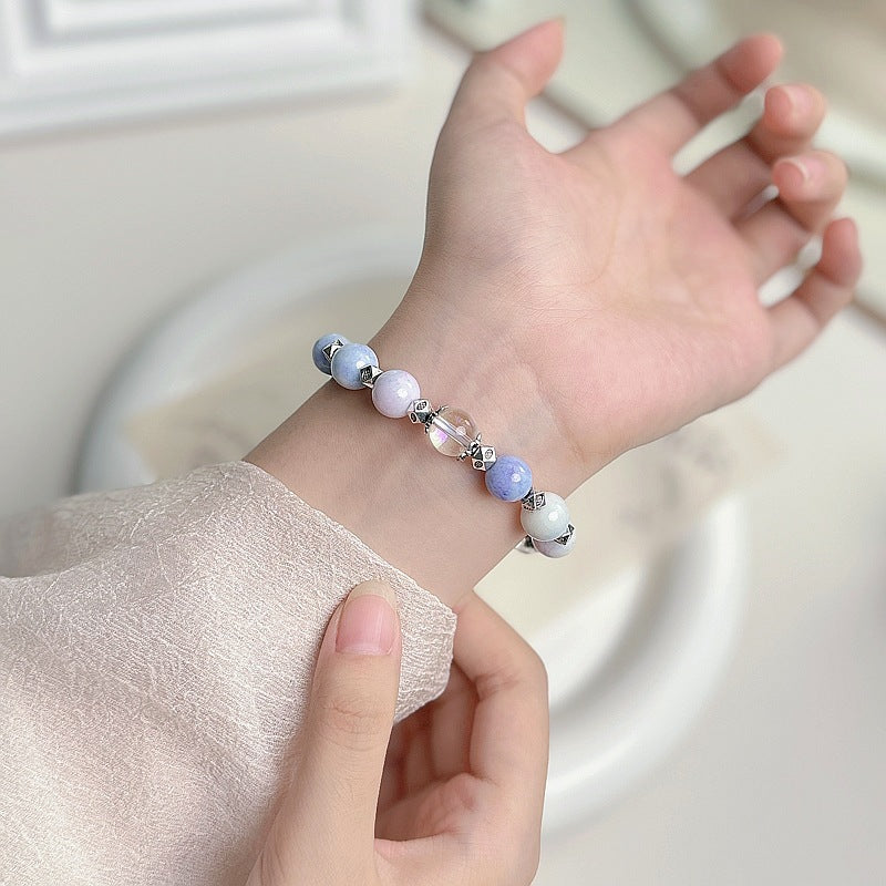 Women's Glass Plate Play Amusement Article Artistic Bracelets
