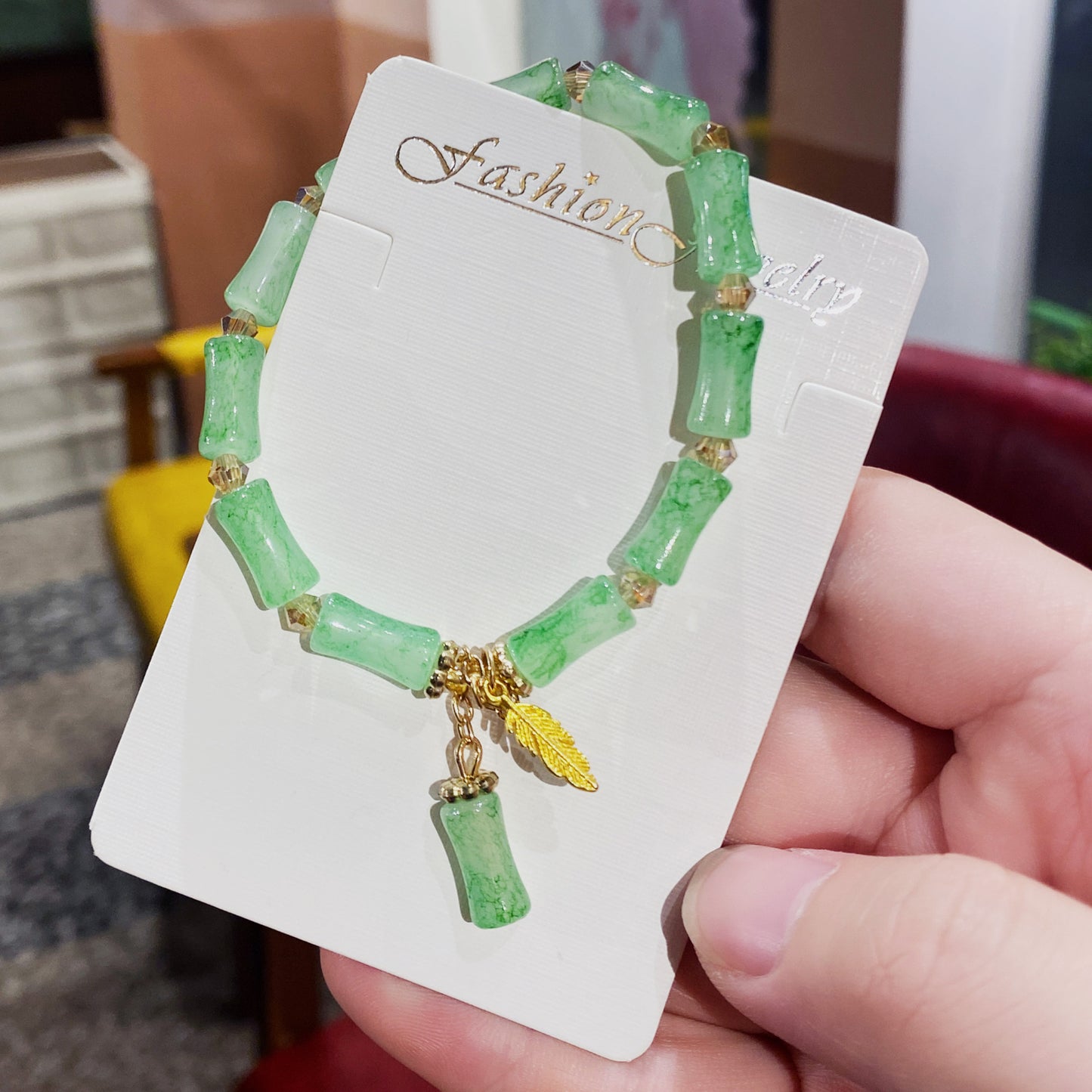 Scenic Spot Gift Box Colored Glaze Bracelets