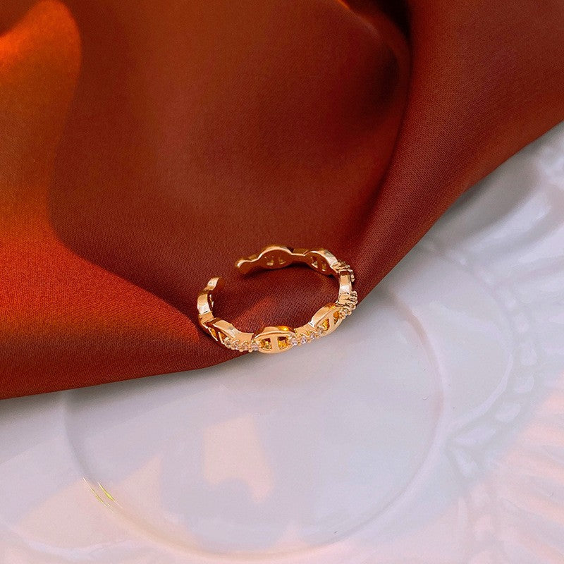 Women's Affordable Luxury Titanium Steel Index Finger Rings