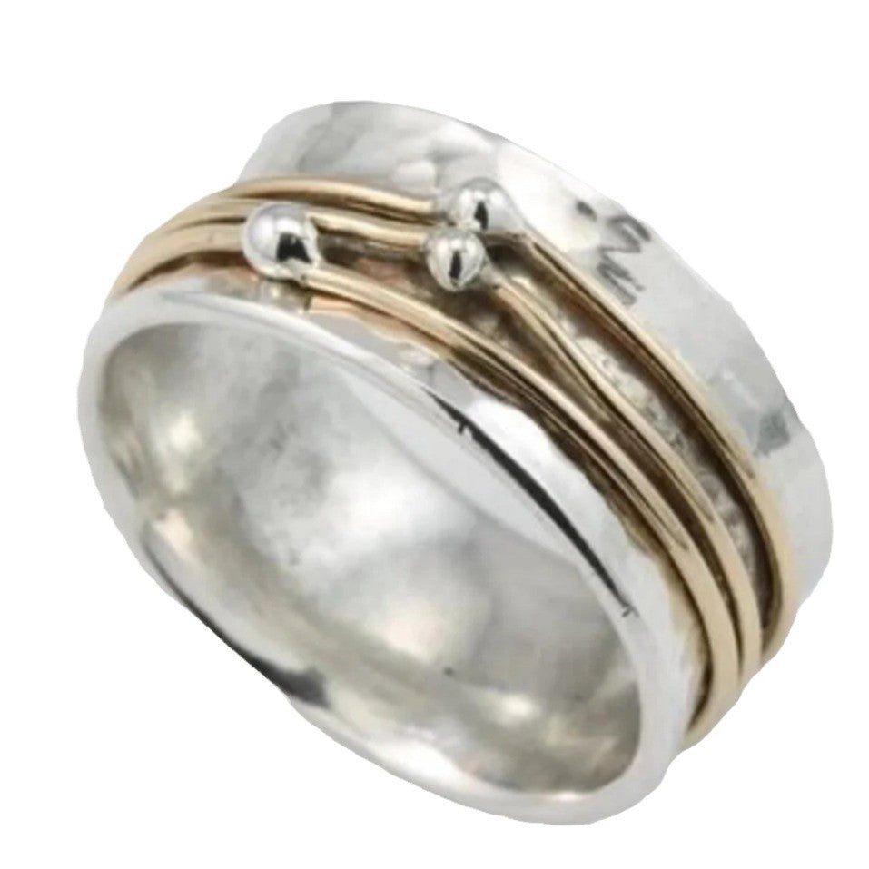 Women's & Men's Steel Wire Wide Surface Minimalist Design Rings