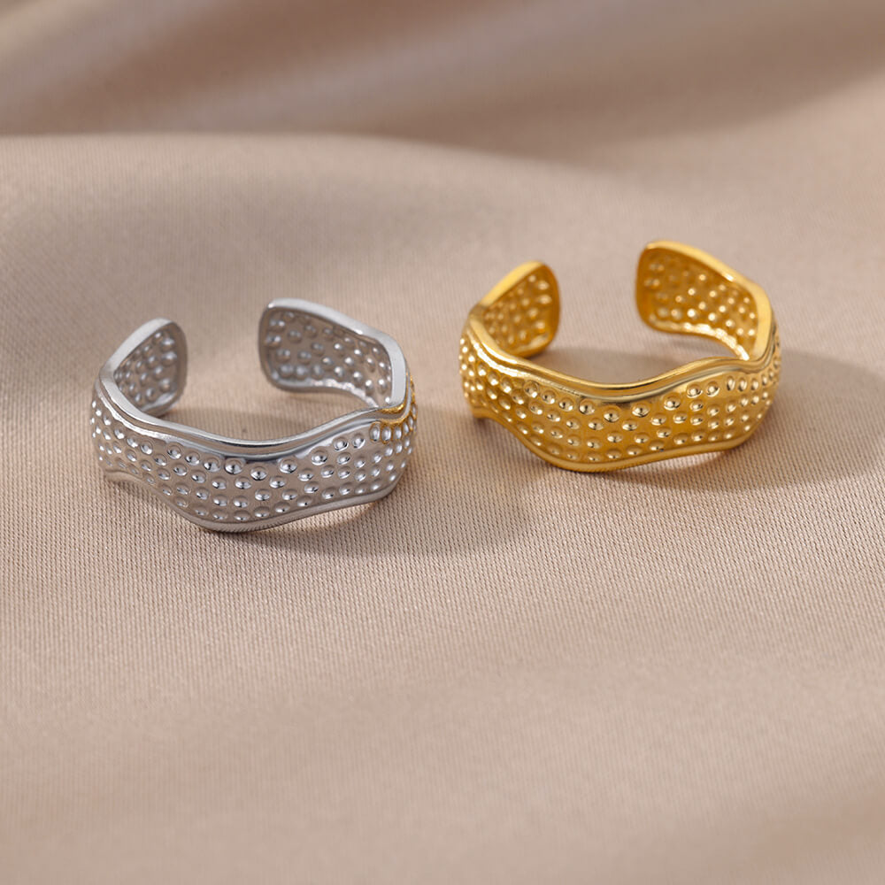 Men's Korean Style Simple Stainless Steel Geometric Rings