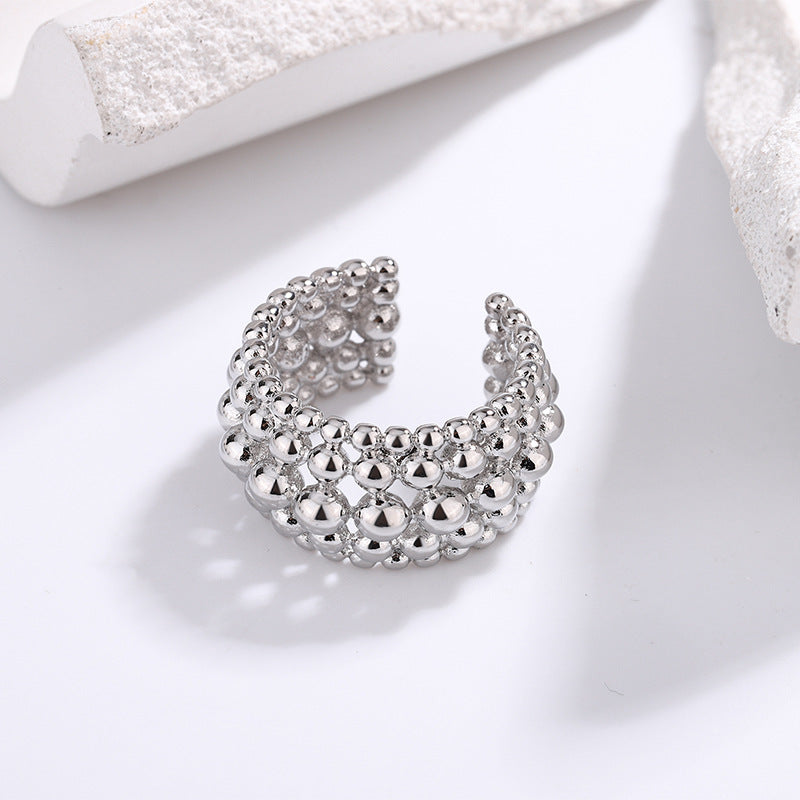 Wind Design Cold Size Ball Gradient Rings