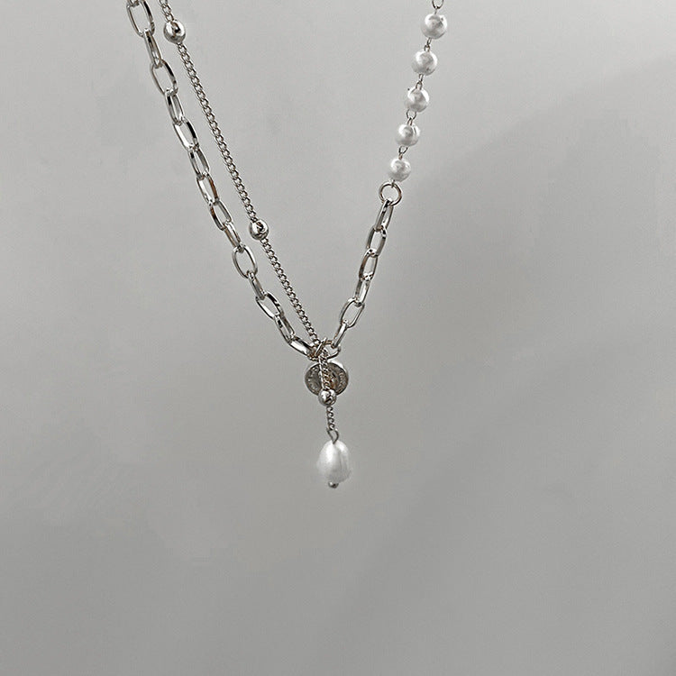 Women's Unique Design Pearl Clavicle Chain Stylish Necklaces
