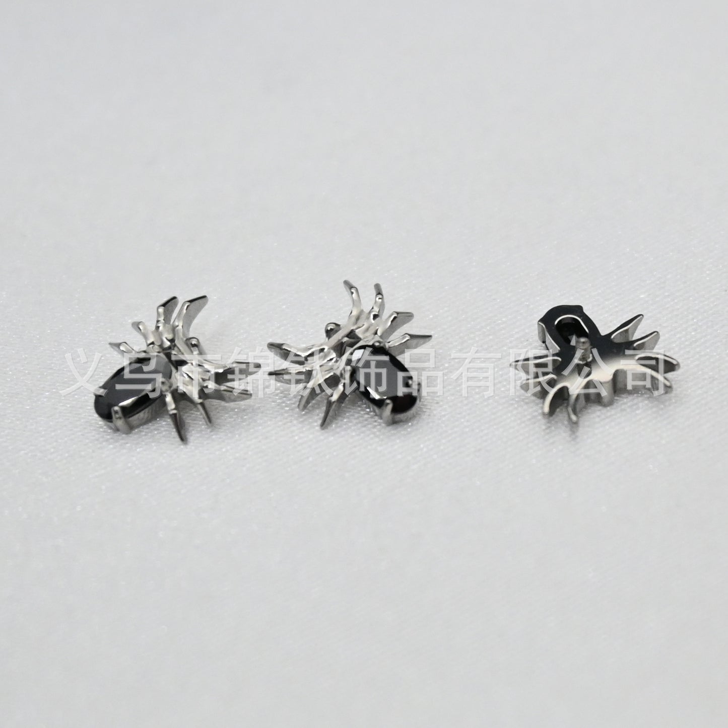 Alloy Spider Zircon Opal Ear Bone Pin Rings