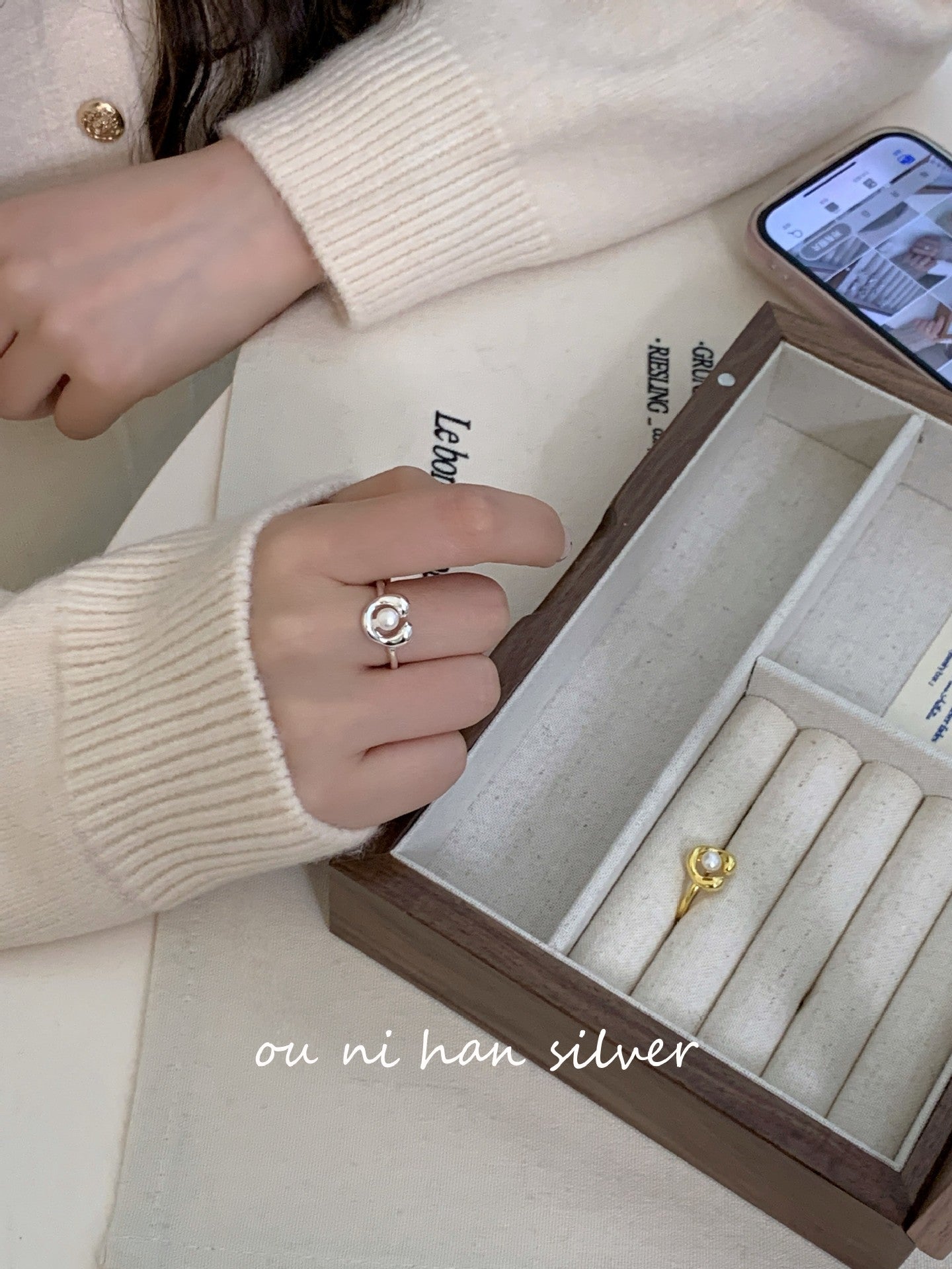 Oni Sterling Sier Female Style Design Rings