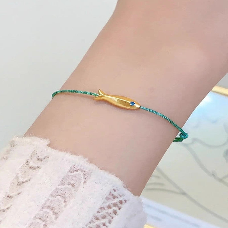 Women's Personalized Minority Refined Simple Carrying Strap Koi Fish Jewelry Bracelets