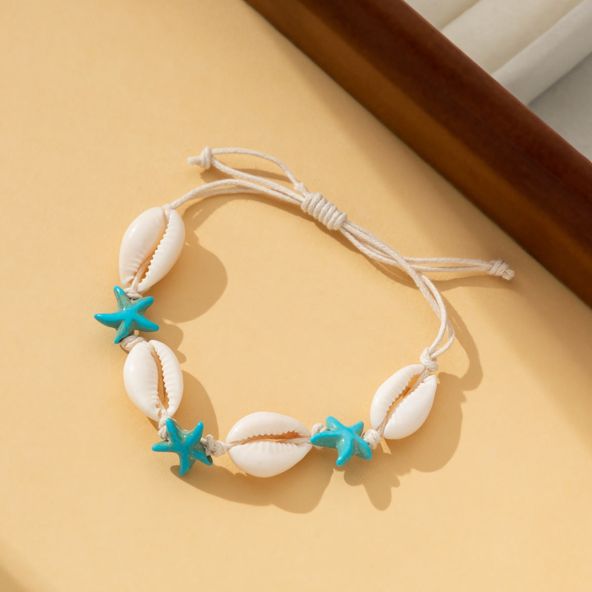 Hand-woven Knotted Marine Series Natural Shell Bracelets