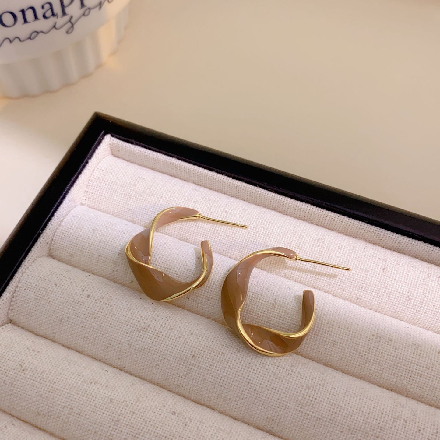 Trendy Female Light Luxury Minority French Earrings