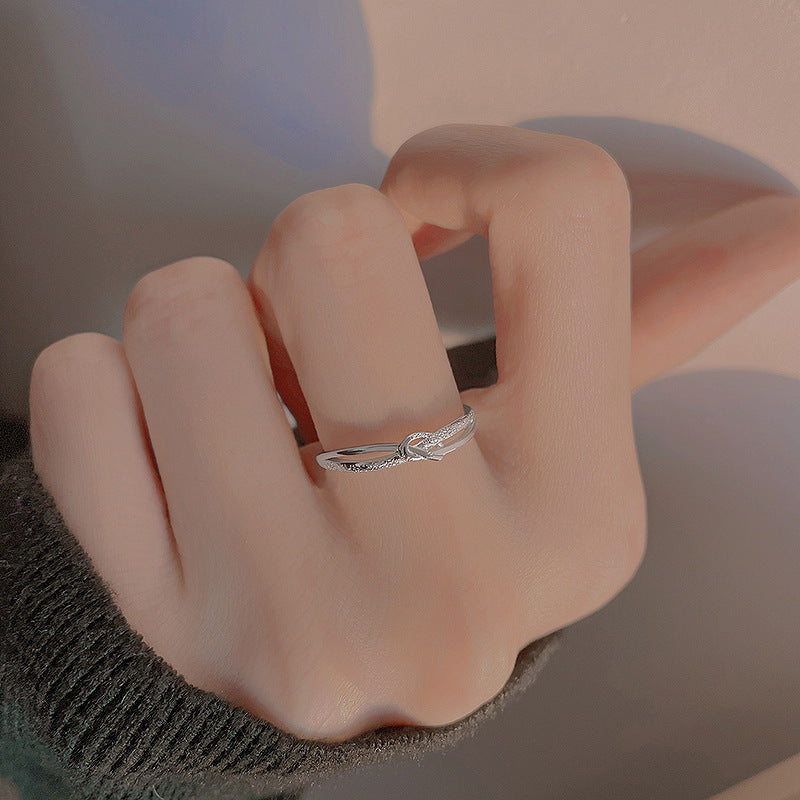 Women's Index Finger Affordable Luxury Fashion Little Niche Design Couple Open Ring