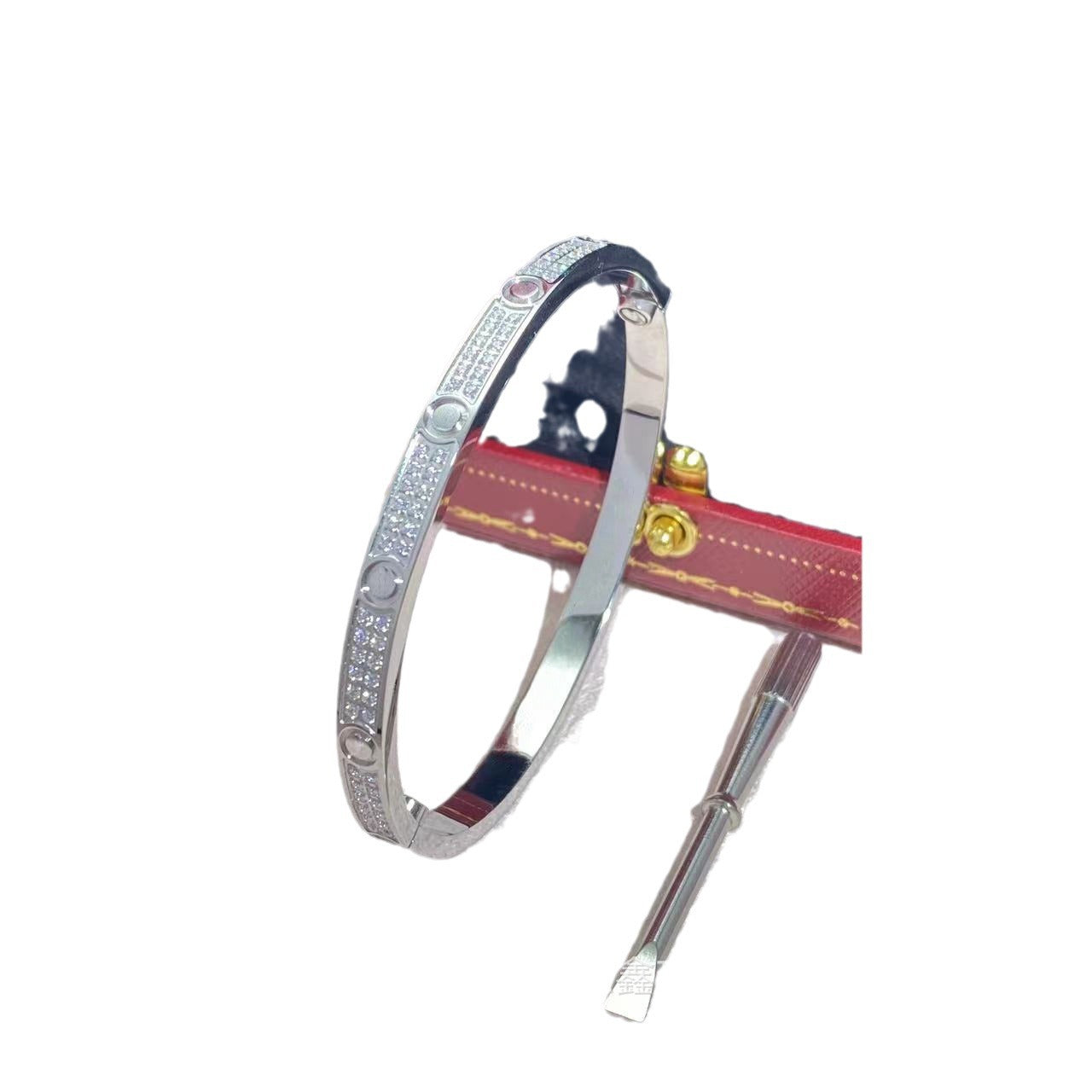 Gold Plated Thick Microphone Card Starry Bracelets