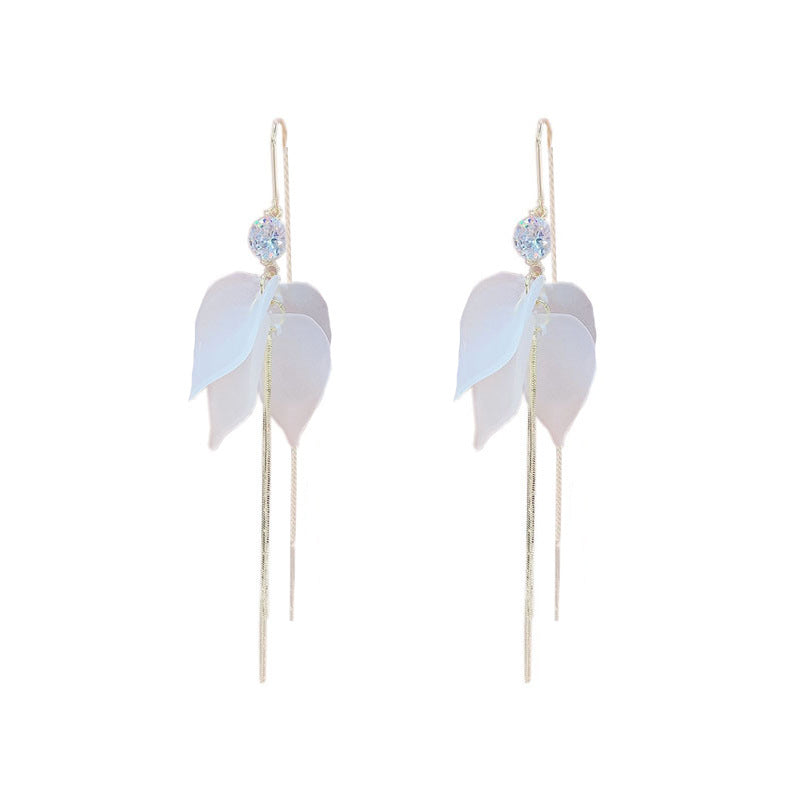 Sier Needle Sweet Simple Graceful Fashionable Super Fairy Ear Hook