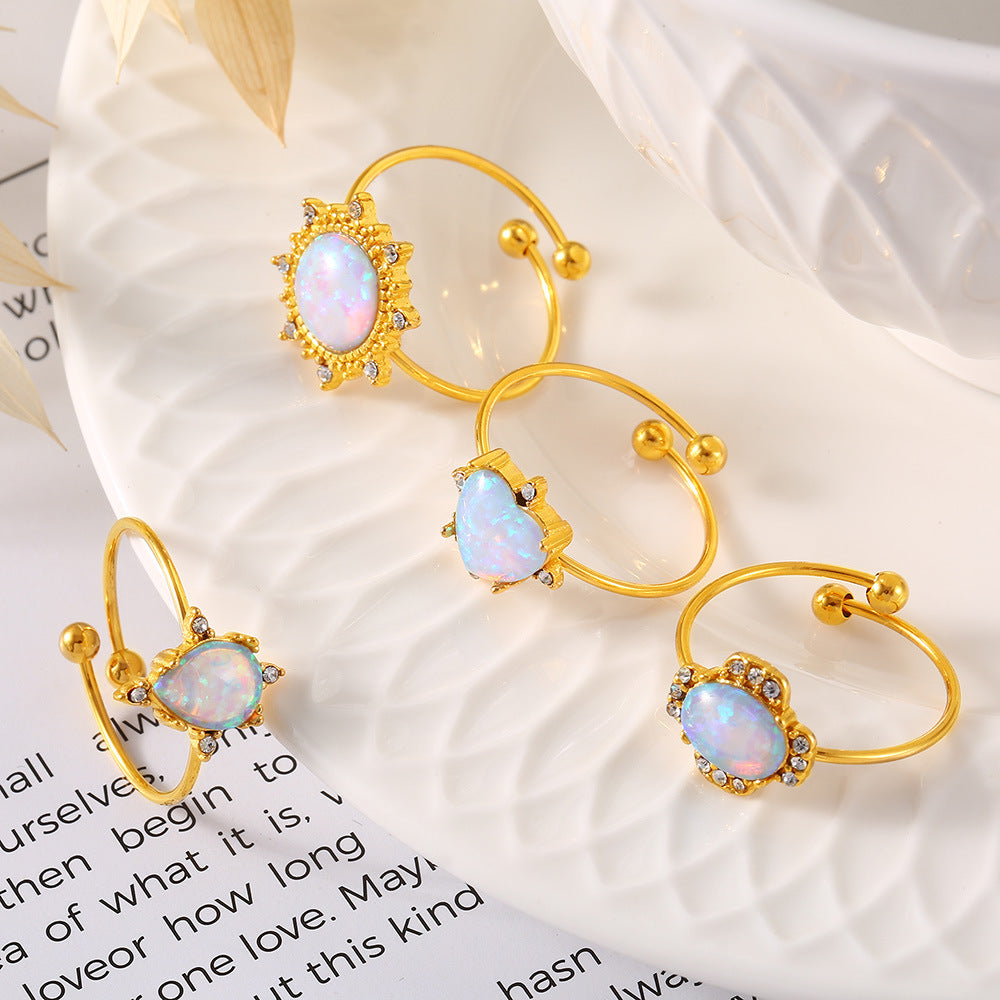 Special Interest Light Luxury Open Adjustable Rings