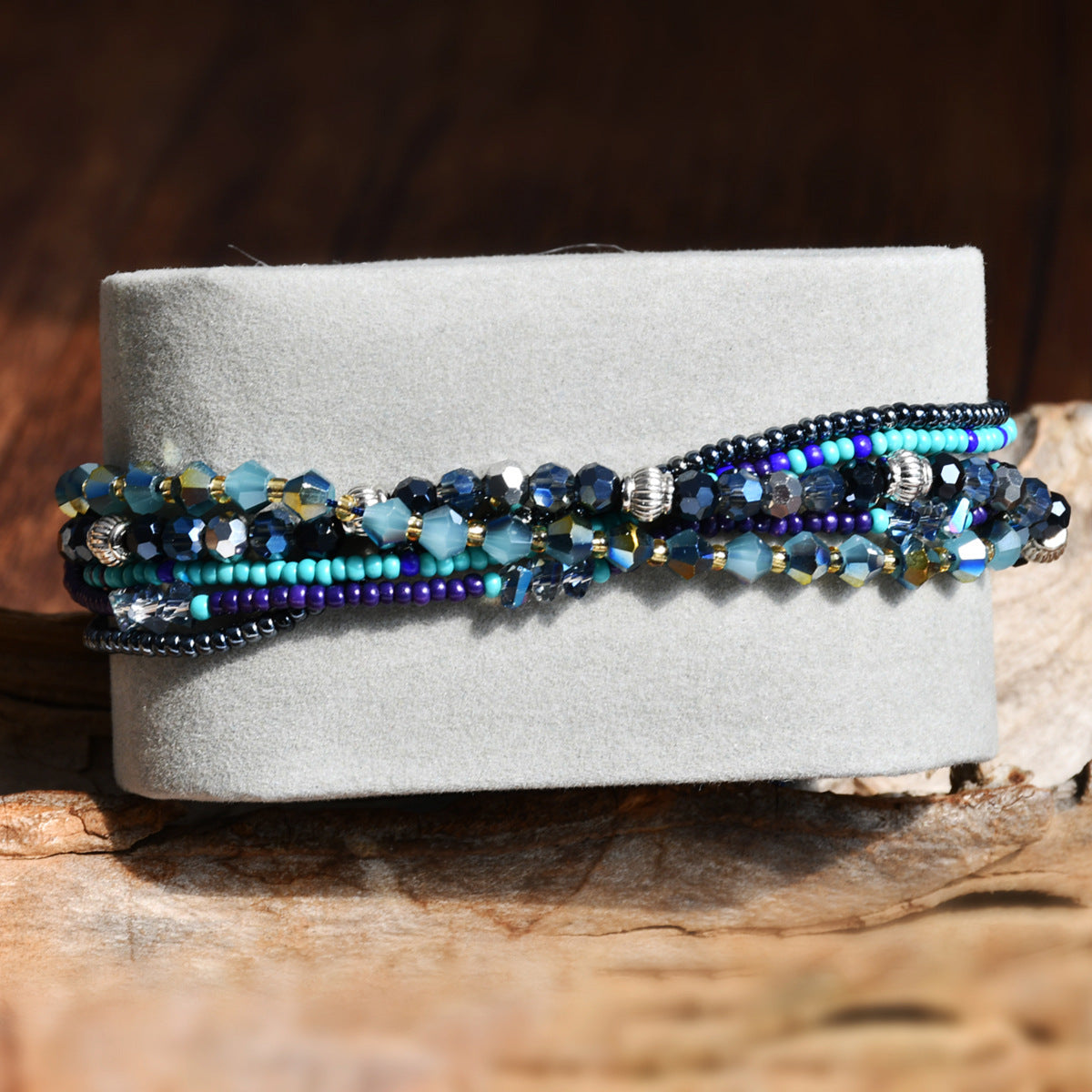 Gravel Crystal String Beads Female Niche Bracelets