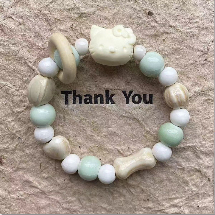 Colored Series Ceramic Beaded Female Girly Bracelets