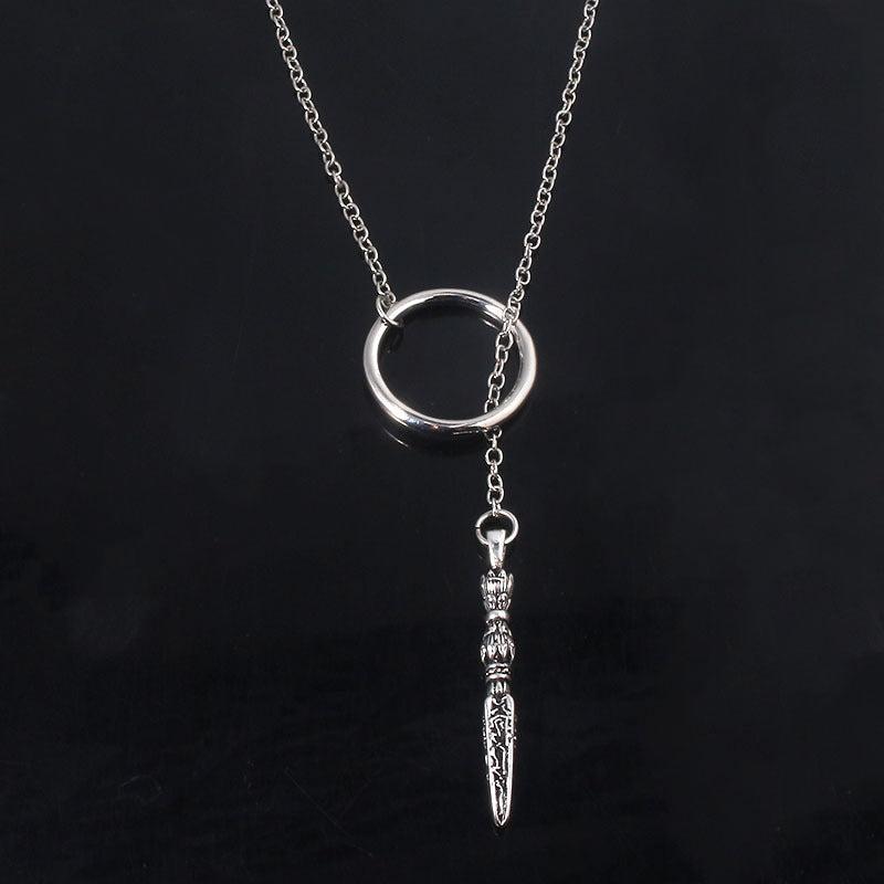 Films Television Nine Family Dragon With Three Heads Necklaces