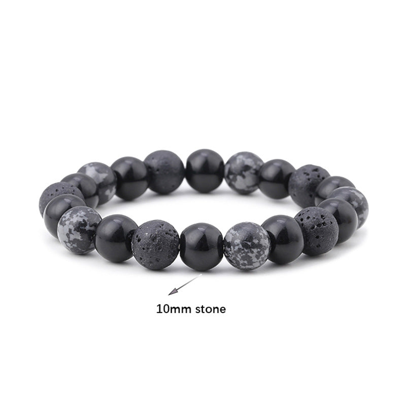 Men's High Sense Volcanic Rock Bead Gift Bracelets
